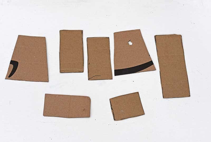 Cardboard shapes