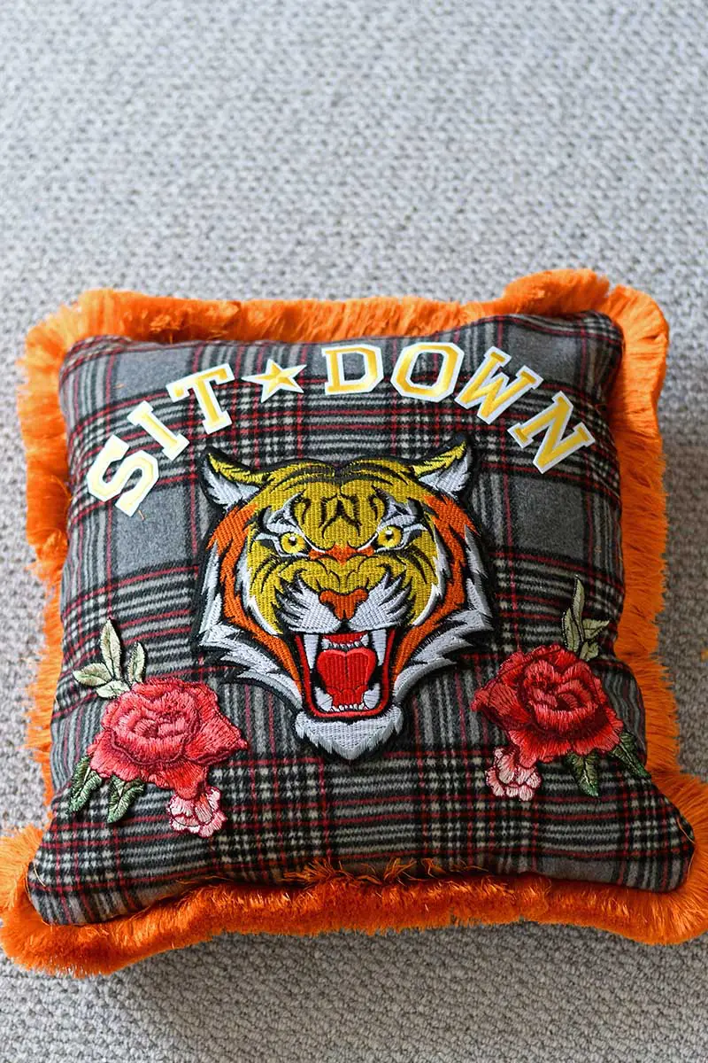 Gucci tiger pillow