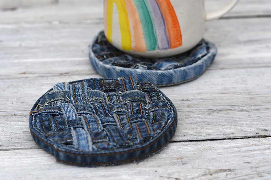 denim coasters