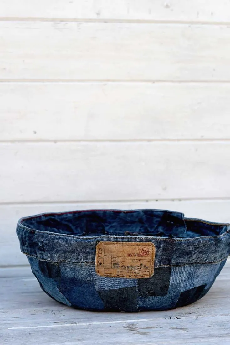 upcycled-patchwork-denim-fabric-bowl