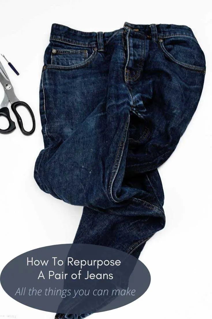 circuito Aprendiz Compasión How To Upcycle Jeans Into Things You Will Want To Make - Pillar Box Blue