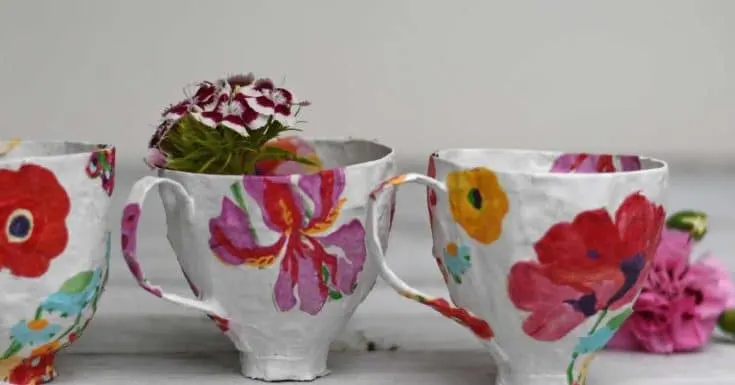 Look For Less  DIY Paper Mache Bowl and Vase (Beginner Friendly