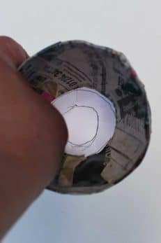 How To Make Decoupage Paper Mache Teacups - Pillar Box Blue