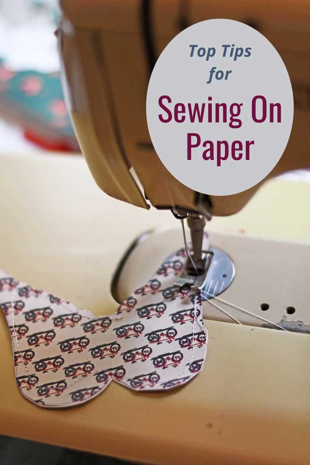 The Best Sewing On Paper Tips and Ideas - Pillar Box Blue