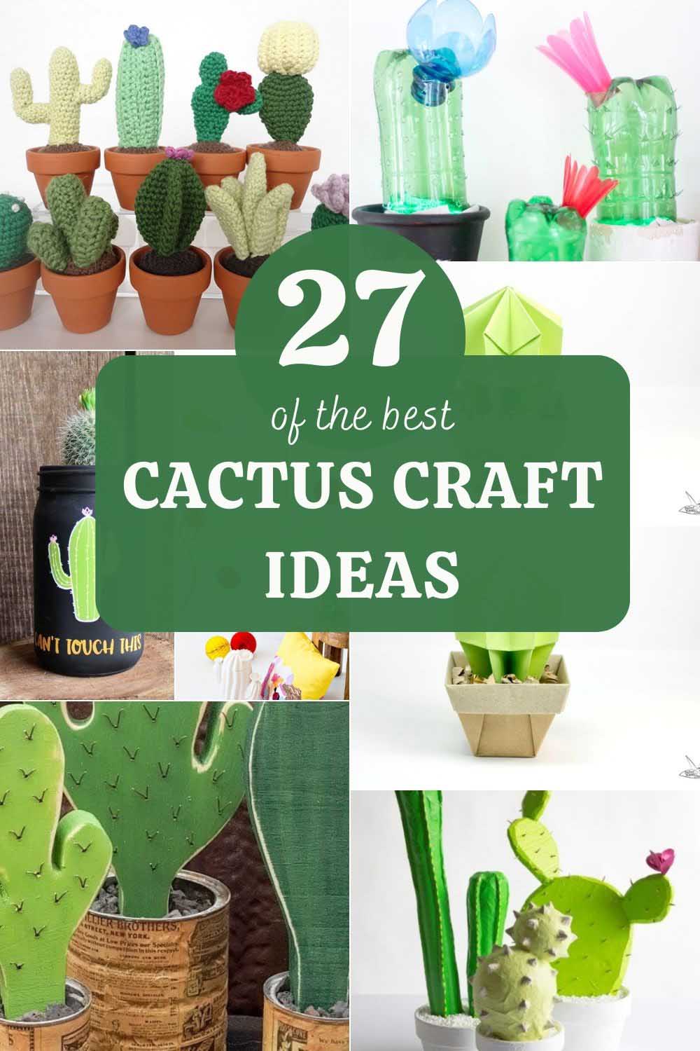 27 cactus craft ideas