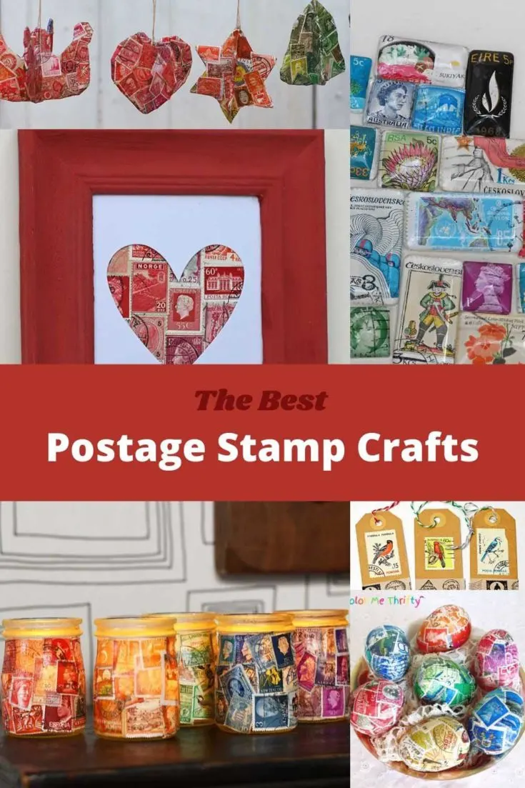 The Best Postage Stamp Crafts Ideas & Tips - Pillar Box Blue