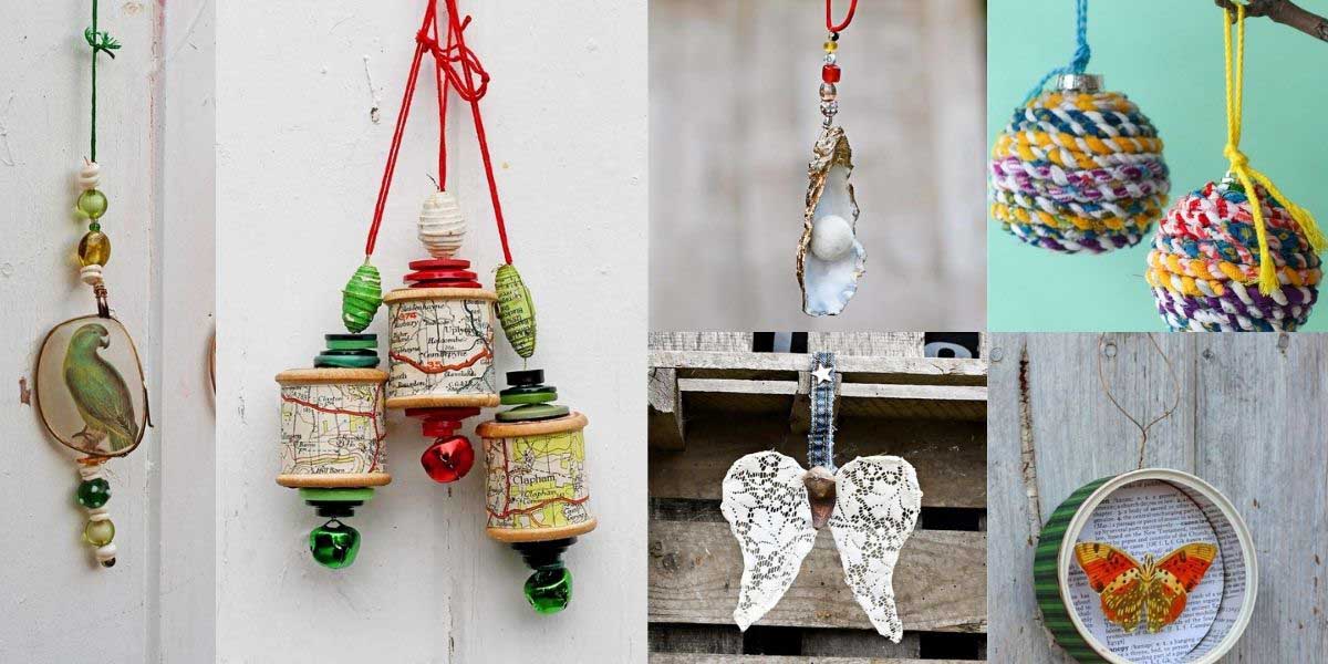 best upcycled Christmas Ornaments