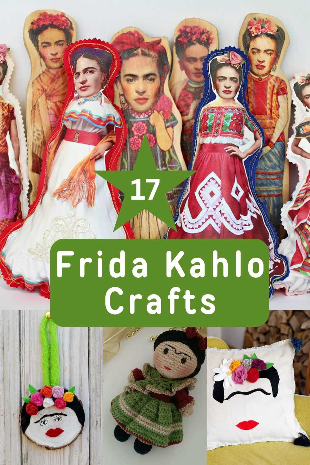 17 Frida Kahlo themed craft ideas pin
