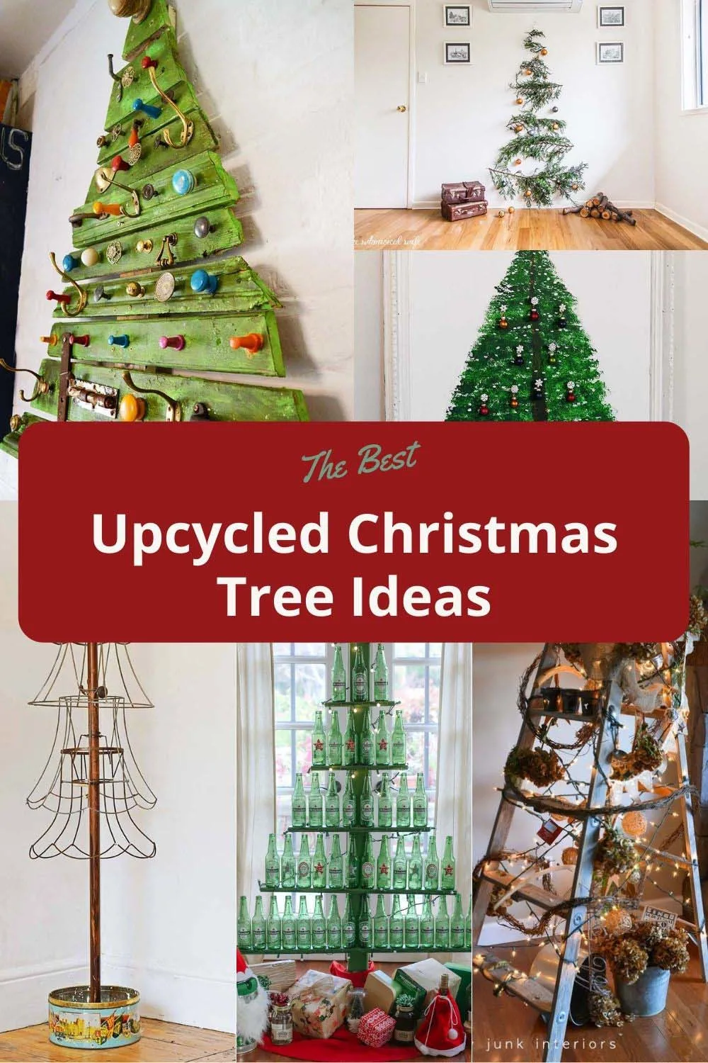 Alternative & upcycled Christmas trees