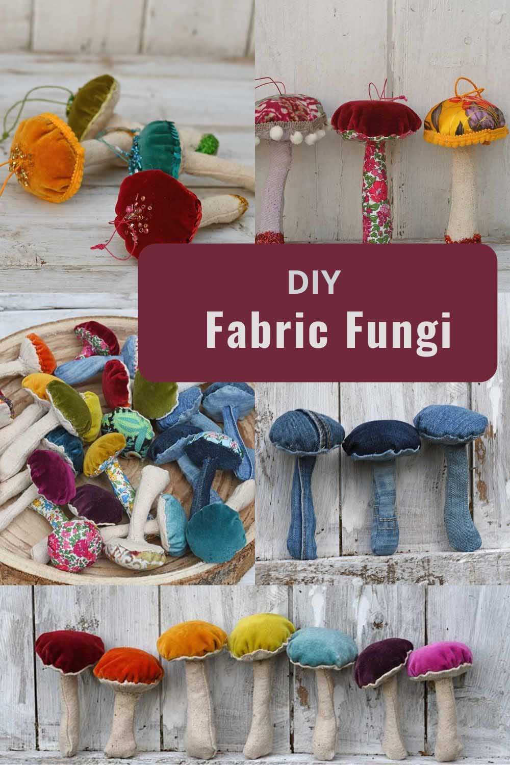 DIY fabric fungi