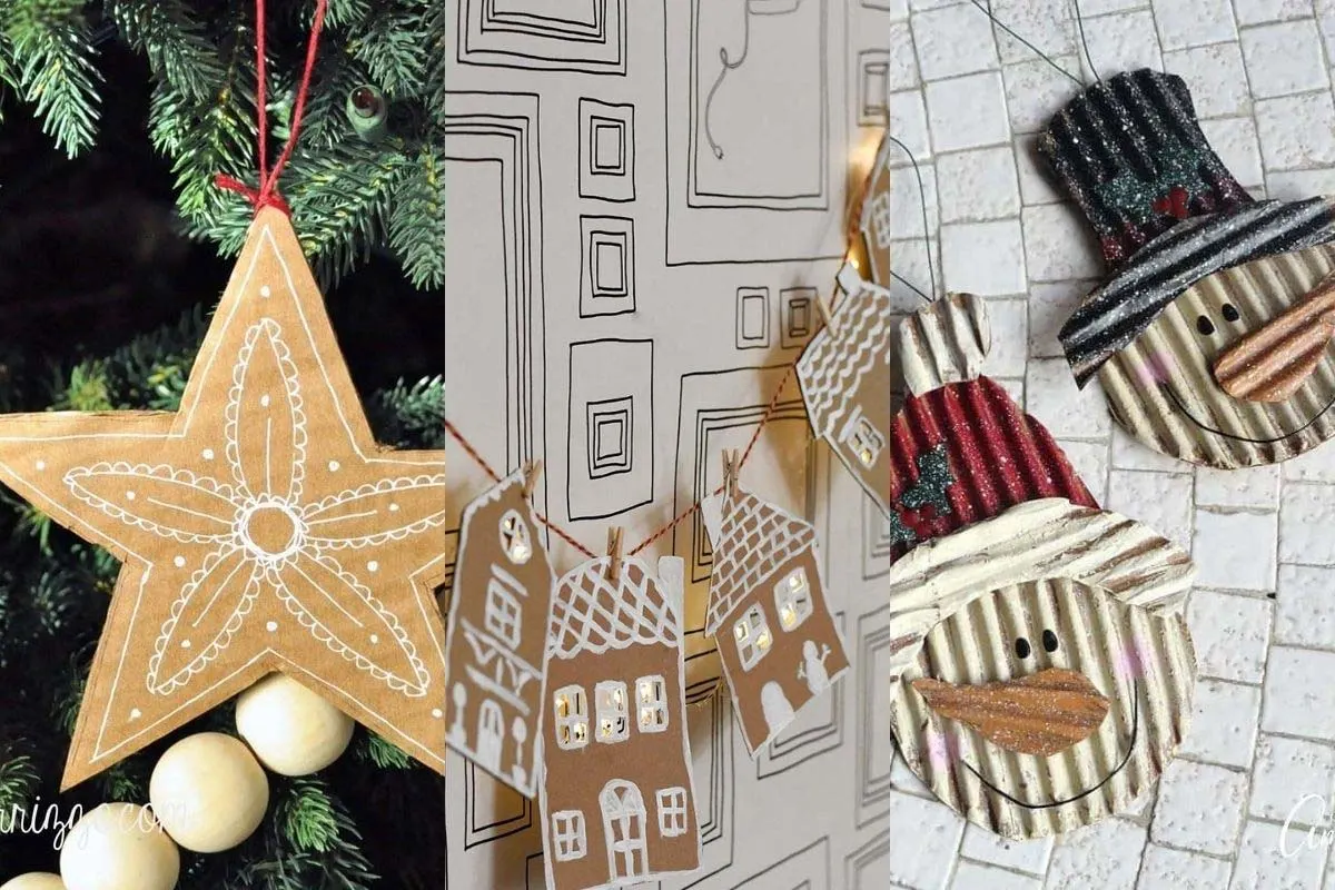 cardboard Christmas crafts