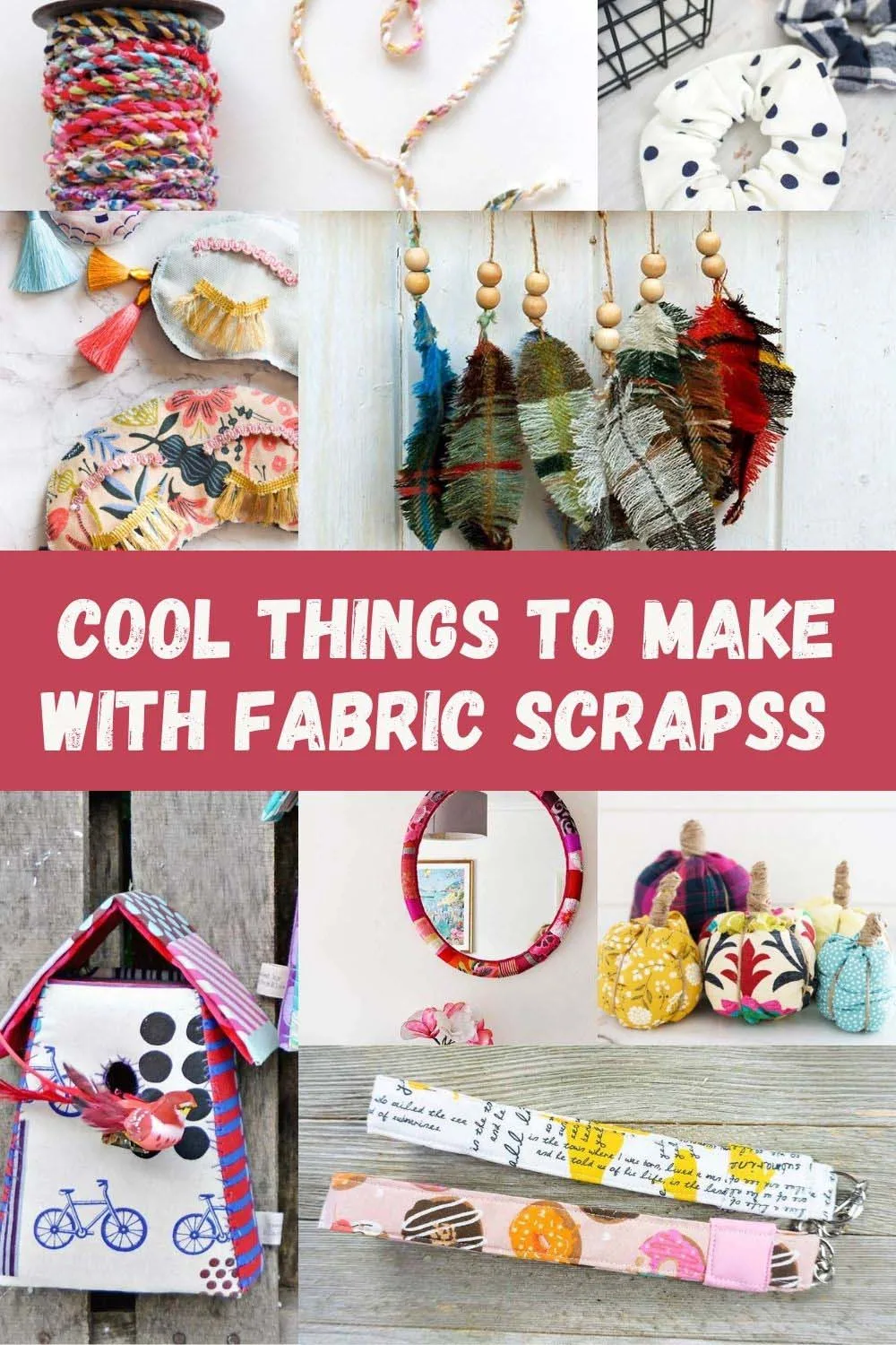 70+ Cool Things To Make With Fabric Scraps For Adults - Pillar Box Blue