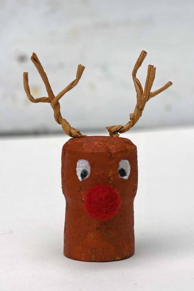 Rudolph wine cork craft