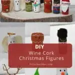 Upcycled cork figures