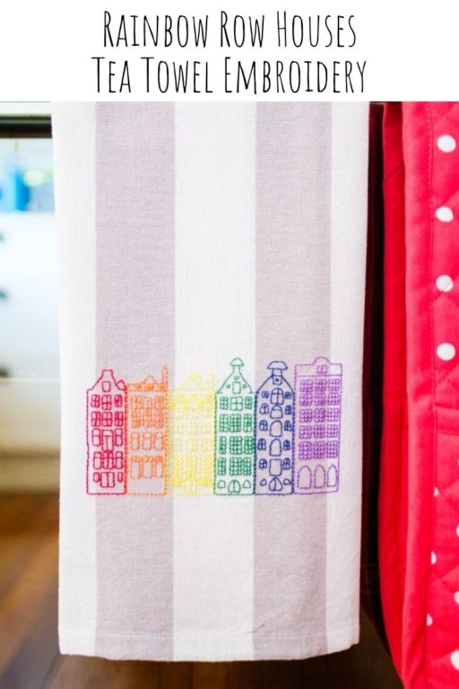 17 Cool Ideas For Tea Towel Crafts Pillar Box Blue