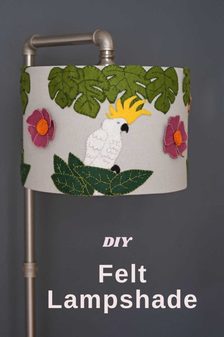 upcycled lampshade