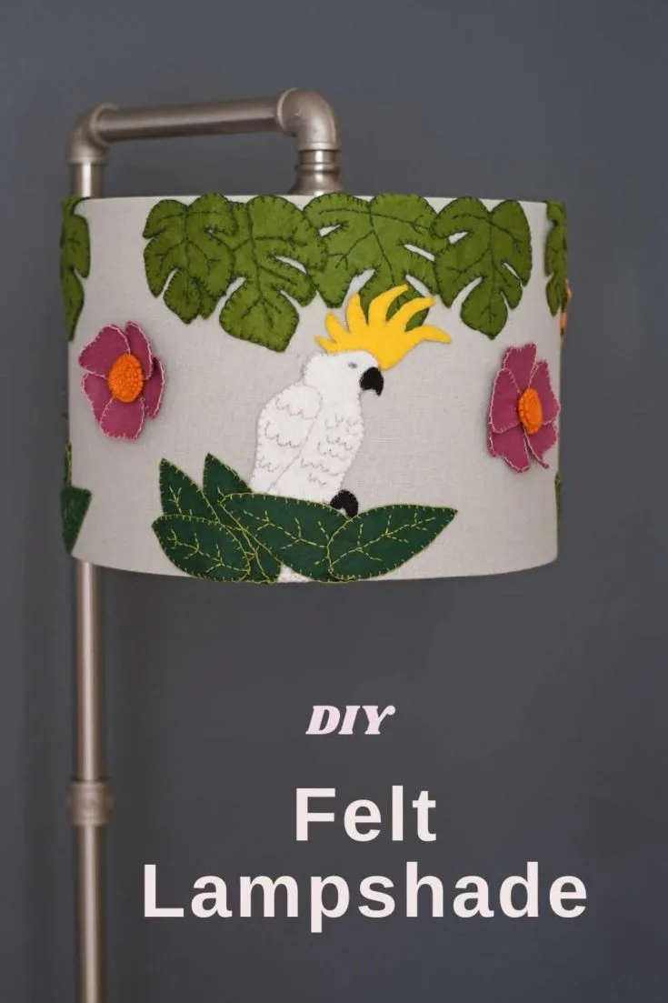 upcycled lampshade