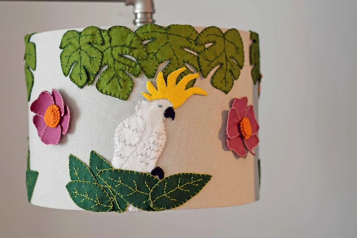 cockatoo lampshade