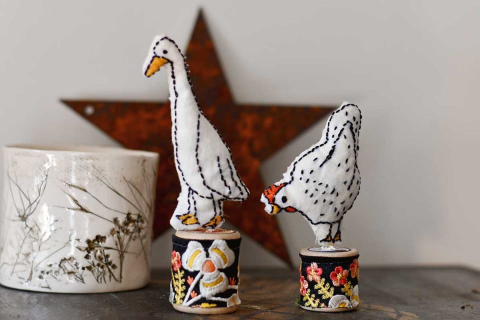 45+ Fun Easy Hand Sewing Projects You Will Want To Try Pillar Box Blue