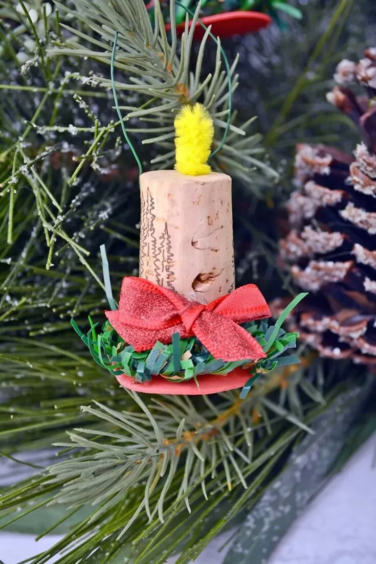 wine cork Christmas crafts