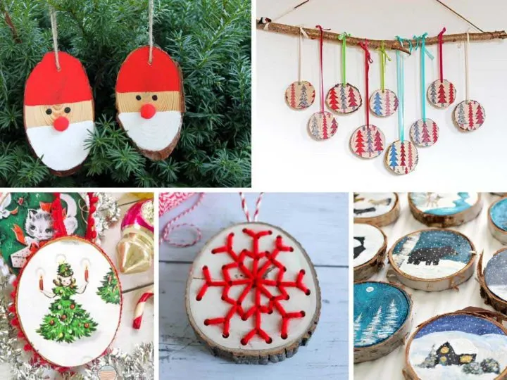 wood slice ornament ideas