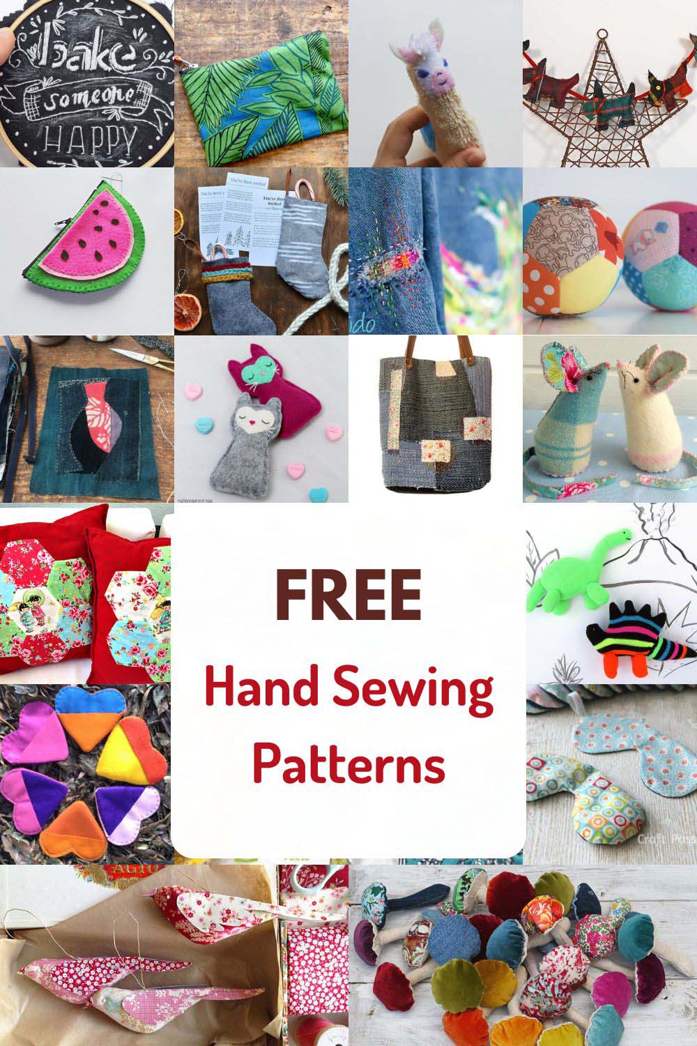 Free hand sewing patterns