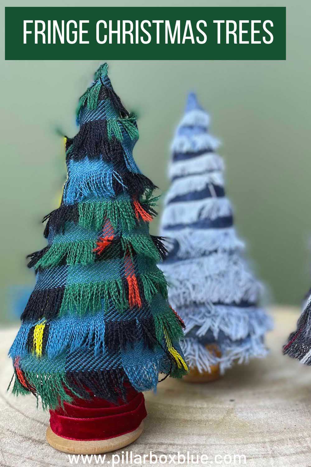 Fringe Cone Christmas Trees