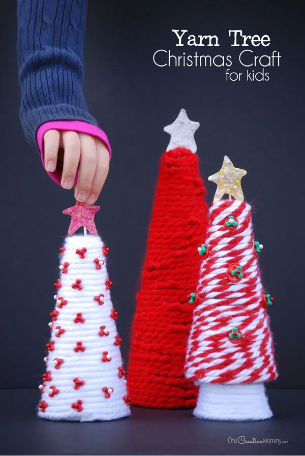 DIY Feather Christmas Tree cone - Craft My World