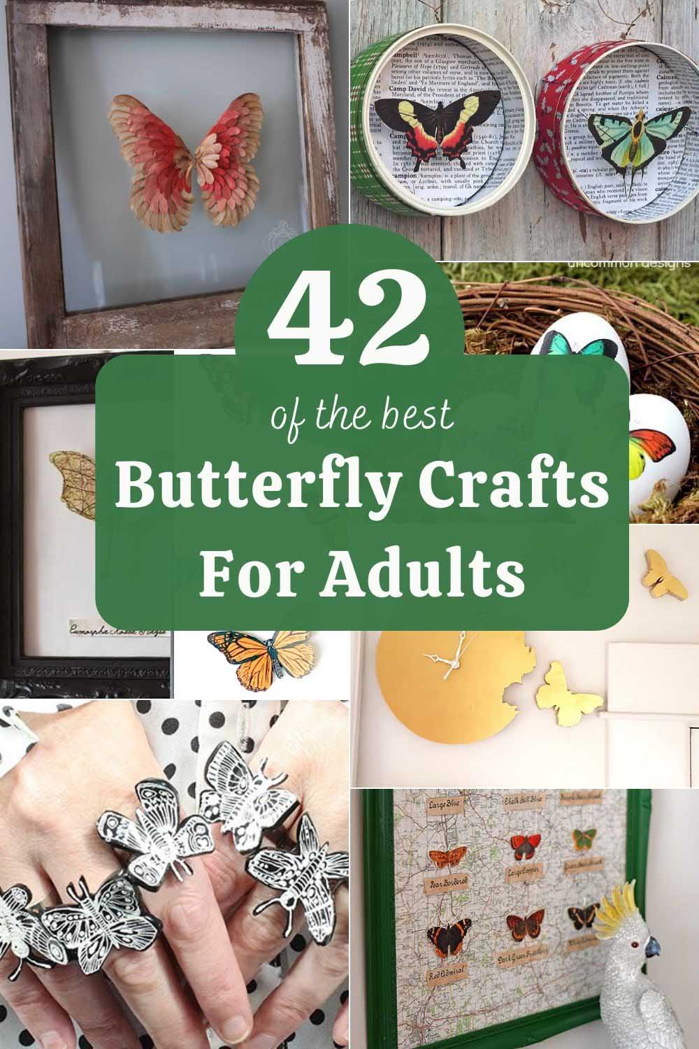 best butterfly crafts for adults and teens
