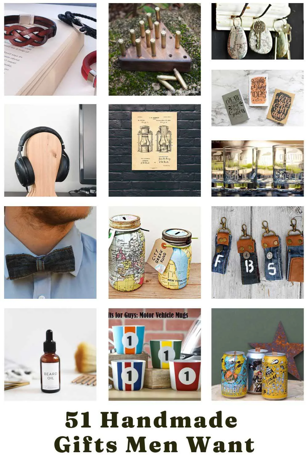 51 handmade DIY gift ideas for men