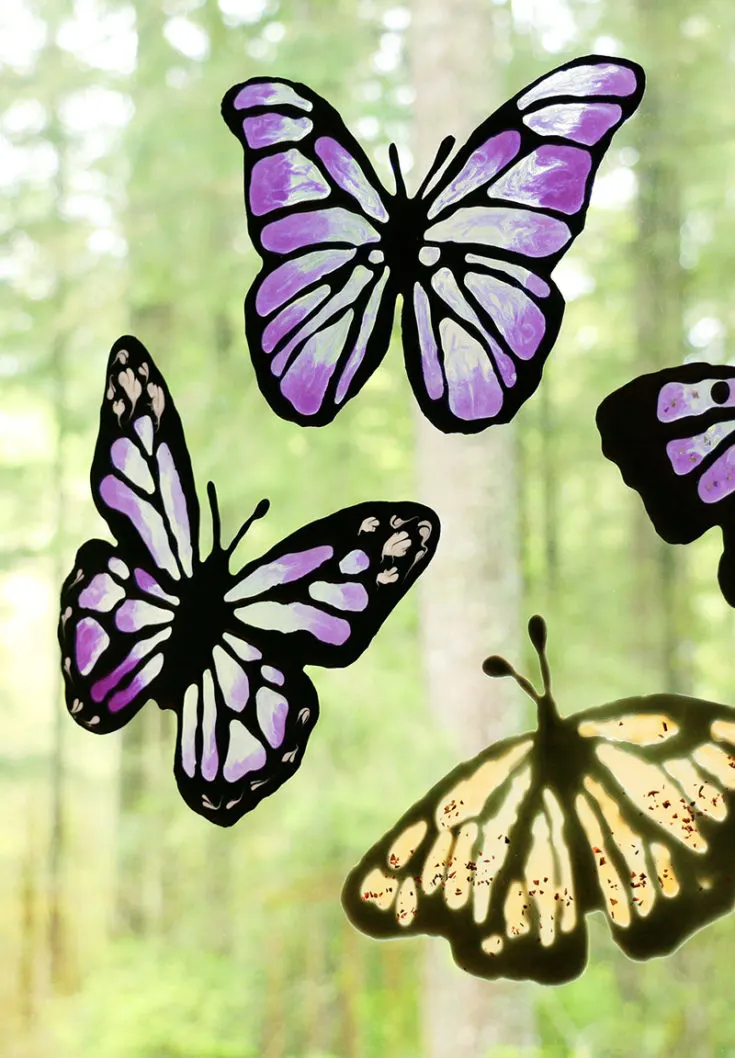 DIY Accordion Paper Butterflies - DIY Inspired