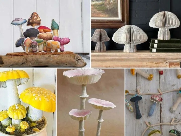 Mushroom crafts and DIYs for adults.