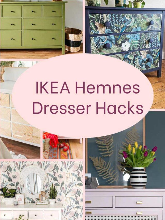 23 IKEA Hemnes Dresser Hacks You'll Want In Your Home Pillar Box Blue