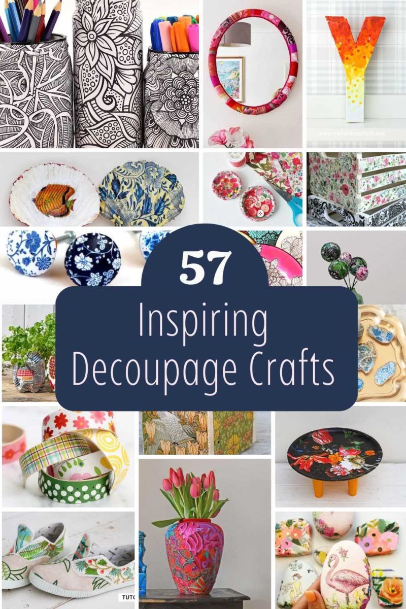 57 Unique Decoupage Ideas Adults Will Want To Make Pillar Box Blue