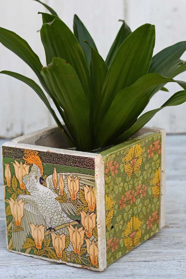 57 Unique Decoupage Ideas Adults Will Want To Make Pillar Box Blue