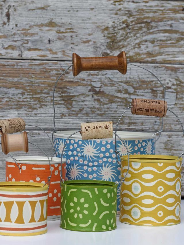 How To Make Cute Tin Can Easter Buckets