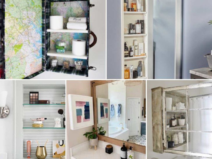 DIY Bathroom medicine cabinet ideas