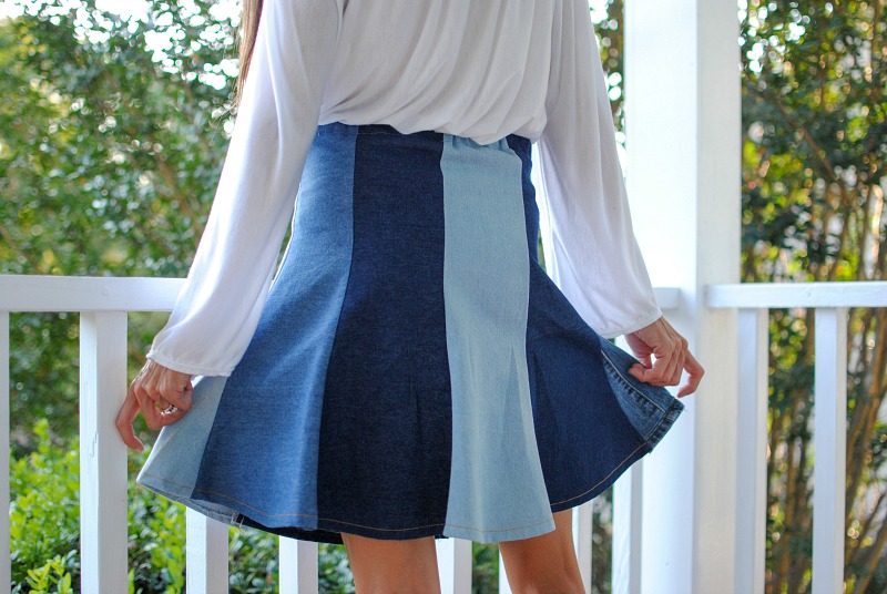 Denim skirt