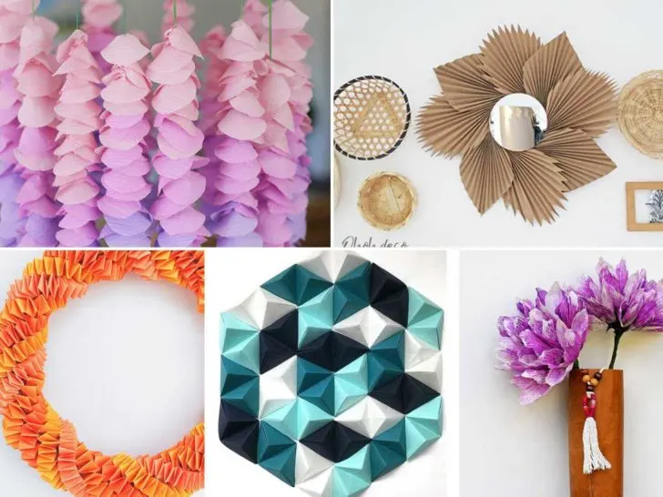 paper crafts for home decor feature