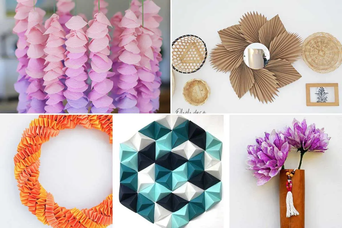paper crafts for home decor feature