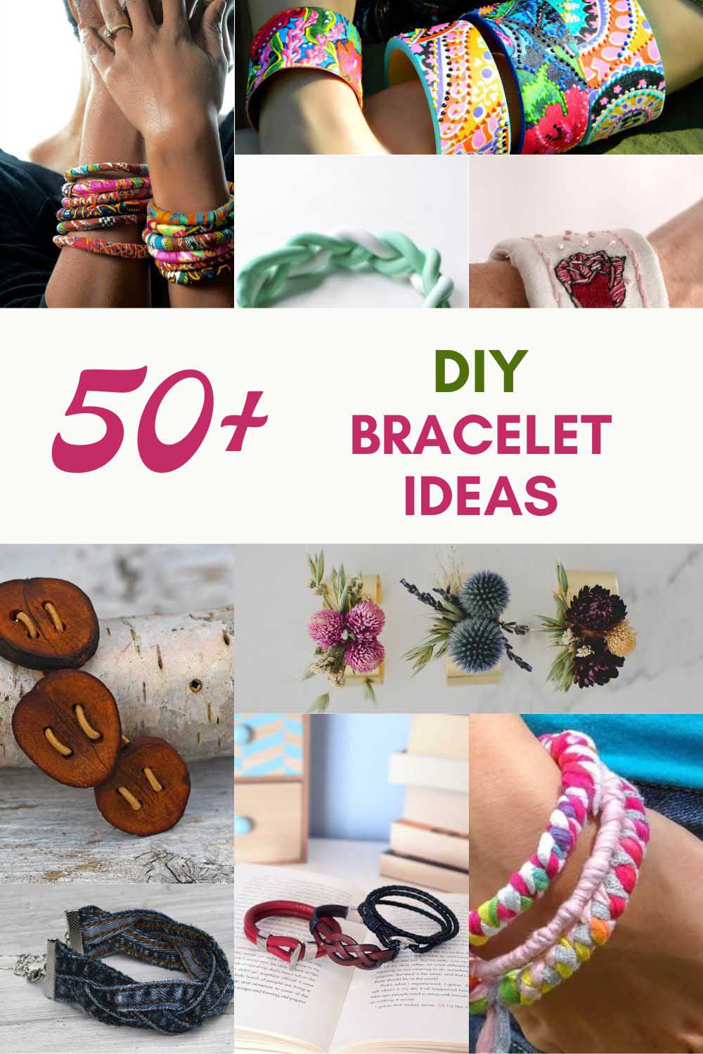 51 DIY Bracelet Ideas: Master the Art of Upcycled and Homemade Bracelets -  Pillar Box Blue
