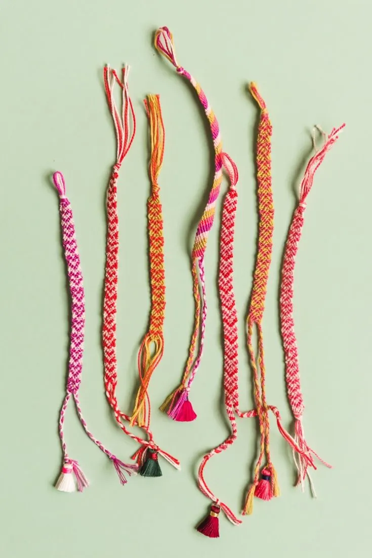 51 Different Types of Friendship Bracelets to Make - A Crafty Life