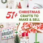 51 Christmas crafts to make and sell pin