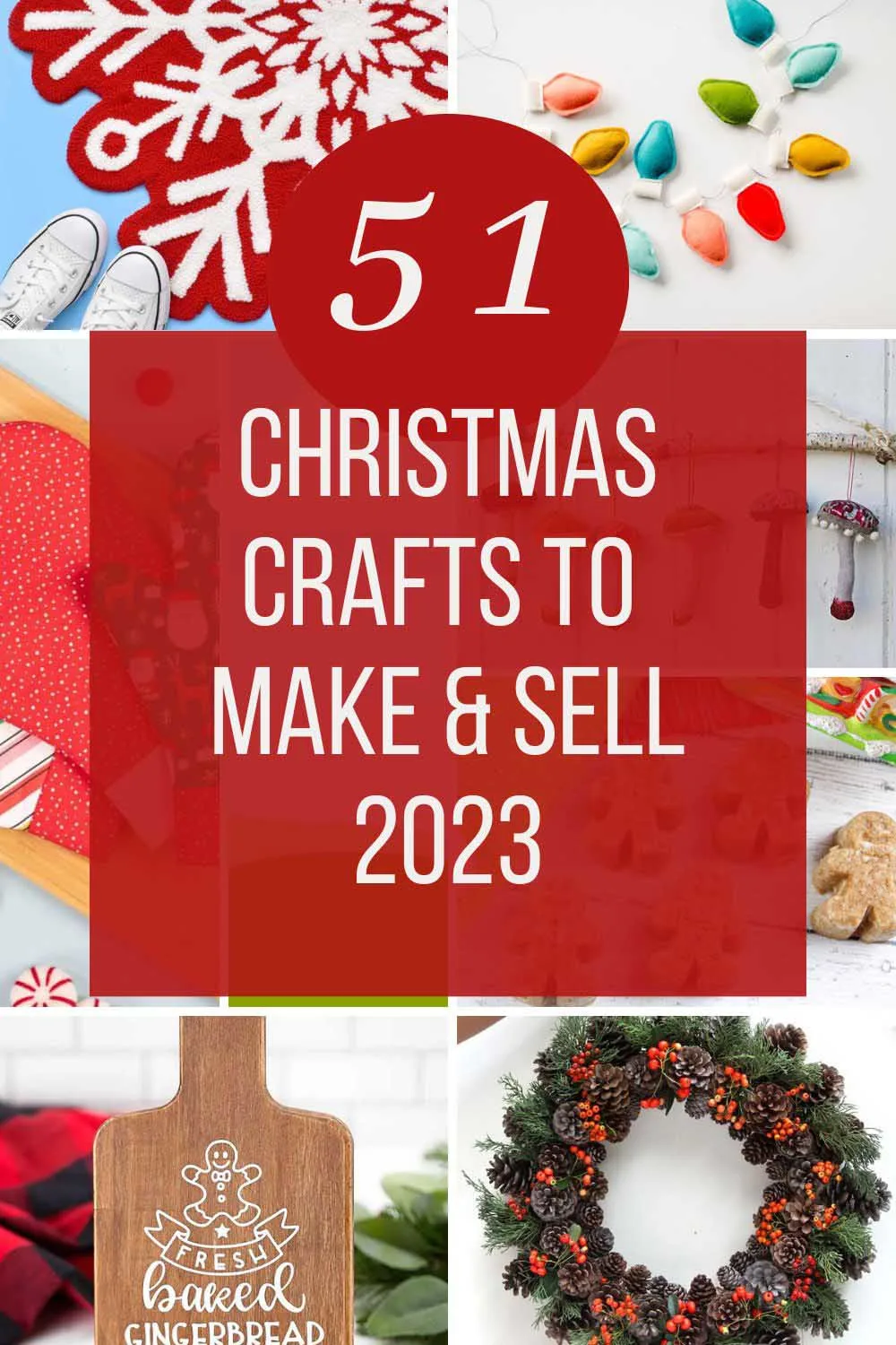 101 Festive & Fun Christmas Crafts for Adults (to sell, gift, or
