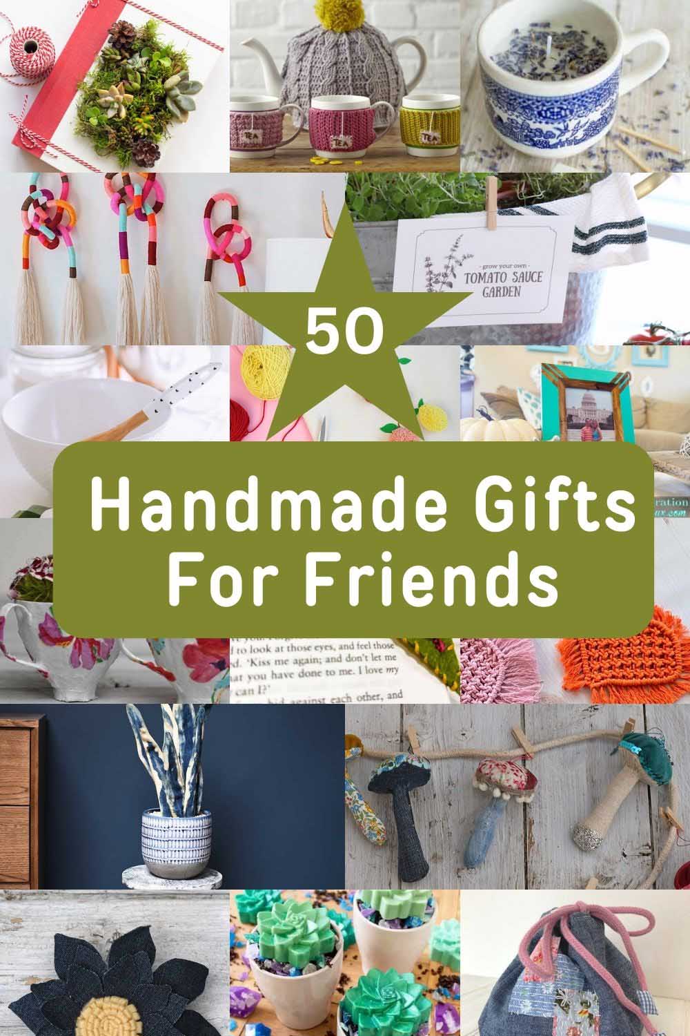 50 Handmade Gift Ideas for Friends: Creations from the Heart - Pillar Box  Blue