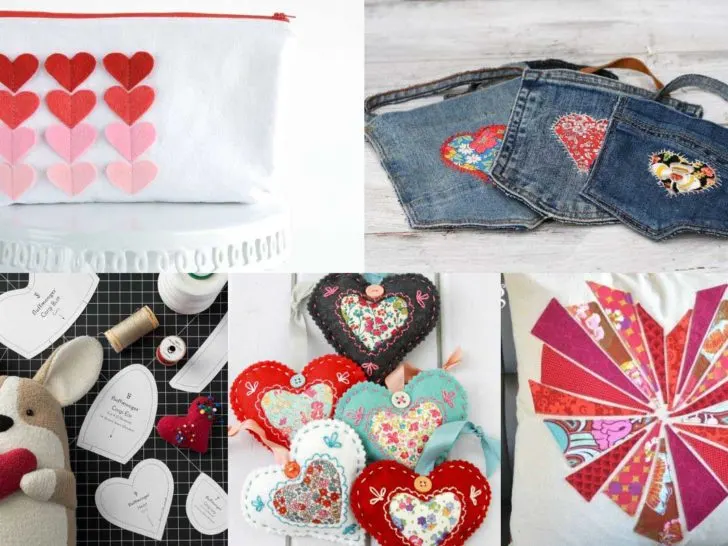 50 Valentine's sewing crafts feature