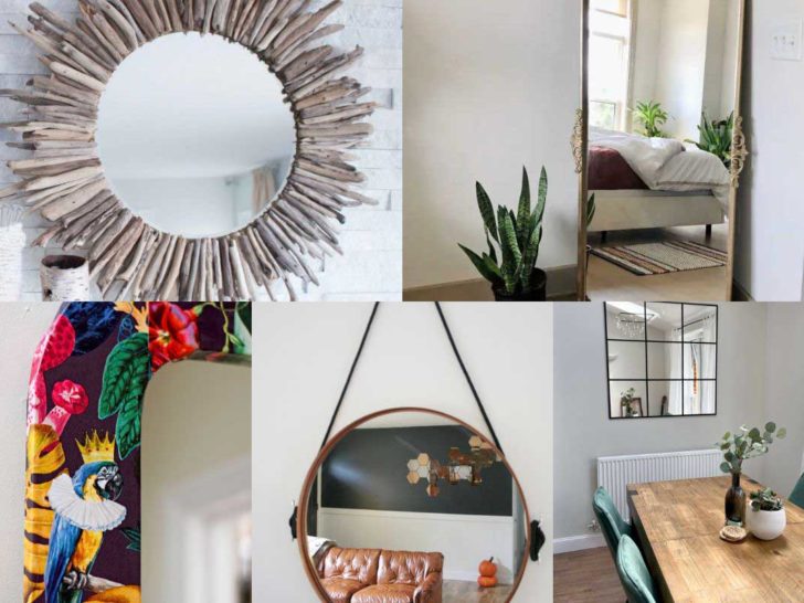 Examples of IKEA mirror hacks pin