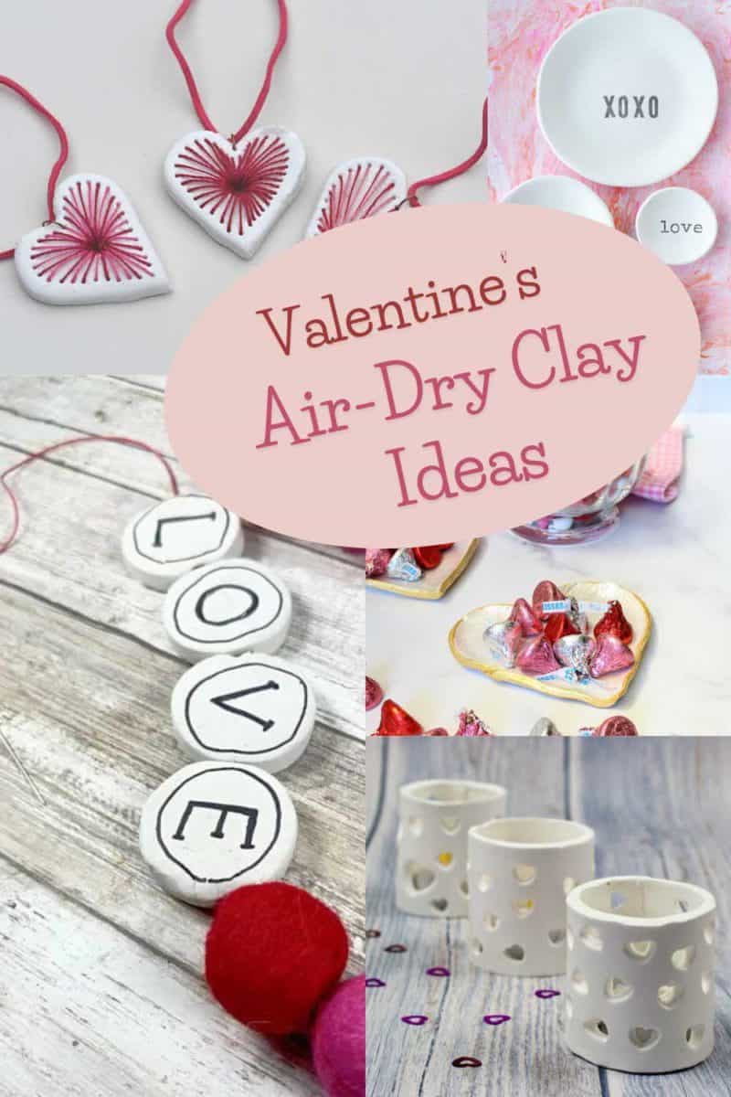 Air Dry Clay Valentine’s Crafts: Creative Ideas and DIY Heart Bouquet ...