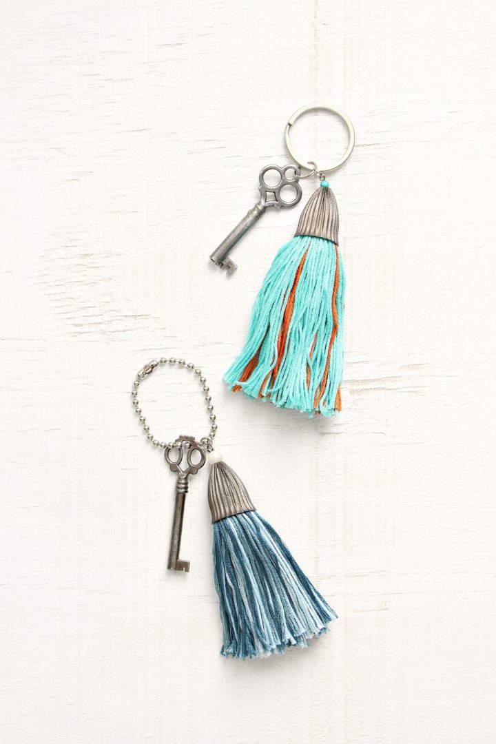 DIY Keychain Ideas: Fun and Easy Ideas To Make - Pillar Box Blue