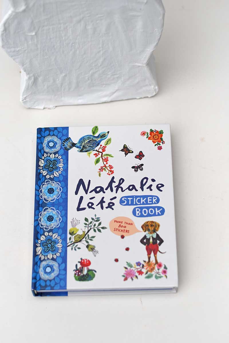 Nathalie Lete sticker book for collage vase
